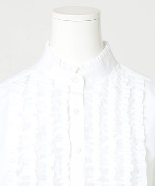 23区 S 【R(アール)】THOMAS MASON フロントフリルシャツ ホワイト系