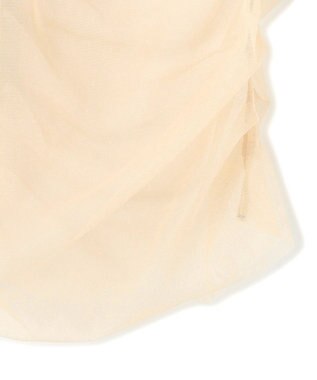 BEIGE， 【洗える・Precious 7月号掲載】TAMARIX / ストレッチチュールハイネックブラウス Beige