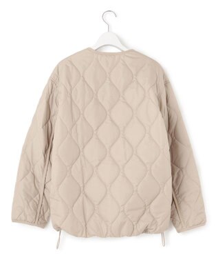 23区 S 【洗える/撥水加工】中綿 パディング アウター ベージュ系