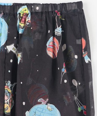 tsumori chisato SLEEP ツモリチサト パジャマ 7分袖 長袖 8分丈 綿100%(本体) ボイル素材 レディース UDT240 /ワコール ブラック