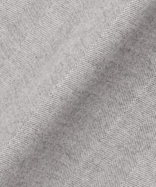 JOSEPH ABBOUD 【キングサイズ・イタリア素材/ストレッチ】ヘリンボンモールスキン5ポケットデザインパンツ ライトグレー系