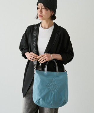 russet 《15か月連続！ブランド月間ランキング1位》コーデュラナイロン 2WAYトートバッグ(CE-1404-WEB) L.Blue