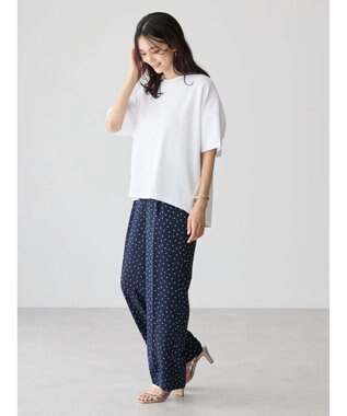 AMERICAN HOLIC 接触冷感バックフレアポンチプルオーバー Off White