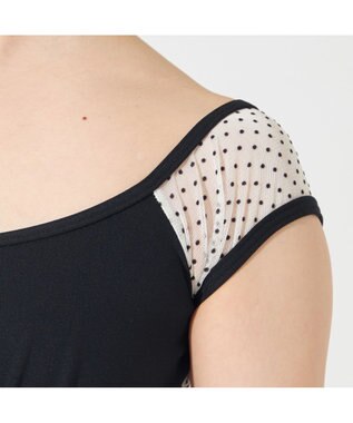 Chacott フレンチスリーブレオタード オフホワイト