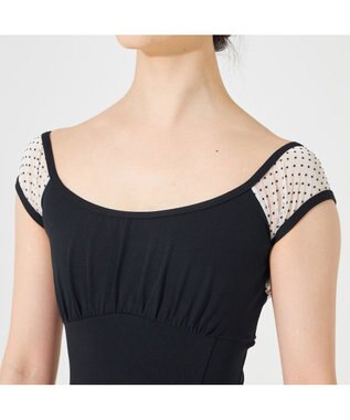 Chacott フレンチスリーブレオタード オフホワイト