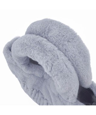 ROOTOTE 3637【ふわふわ】SC.スクエア.ファー.ロゴ-A 03：ブルーグレー