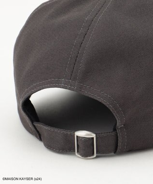 ANY 【MAISON KAYSERコラボ】刺繍ロゴキャップ グレー