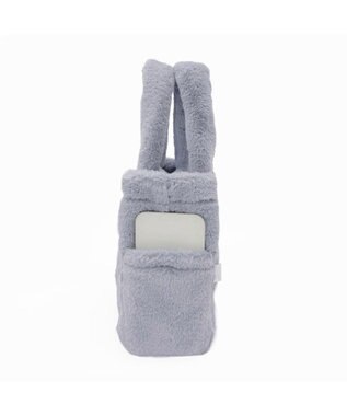 ROOTOTE 3637【ふわふわ】SC.スクエア.ファー.ロゴ-A 03：ブルーグレー