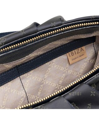 IBIZA ロゴナイロン　ショルダーバッグ 濃紺