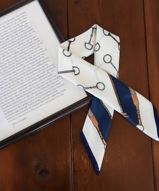 Tiaclasse アソートスカーフ Bネイビー