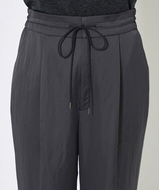 uncrave 【洗える】サテン ドロストパンツ（uncrave STANDARD） スレート