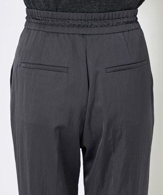 uncrave 【洗える】サテン ドロストパンツ（uncrave STANDARD） スレート