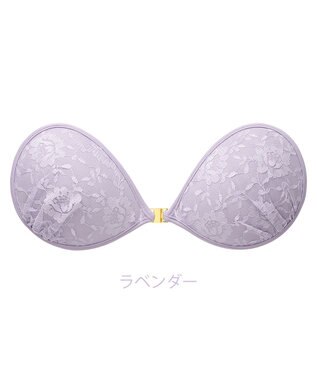 BRADELIS New York 【NuBra / ナチュラルタイプ】ヌーブラ・エアーライト ノエジア  蒸れにくい バックレス コレクション デザインヌーブラ 正規品 ラベンダー
