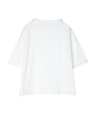 CRAFT STANDARD BOUTIQUE シルケット天竺　ロゴＰＴボトルネックＰＯ　５／Ｓ Off White