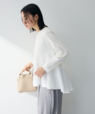 Green Parks ペプラムドッキングプルオーバー Off White