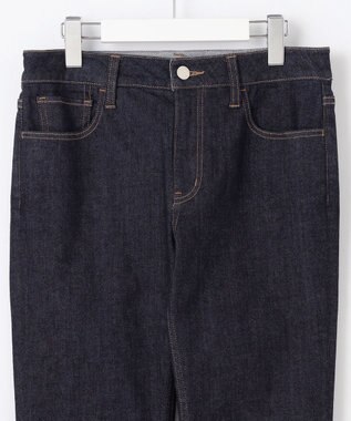 自由区 【洗える】365デニムスリムストレート パンツ インディゴ