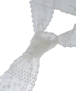 earth music&ecology レースタイ Ivory