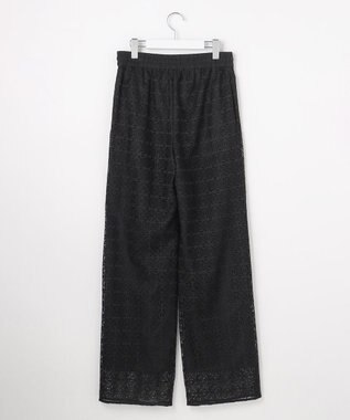 自由区 S ジオメトリックレース パンツ ブラック