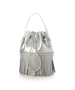 UNBILLION カシュカシュ cachecache / ボールチェーンポイントタッセルドロストショルダー シルバー