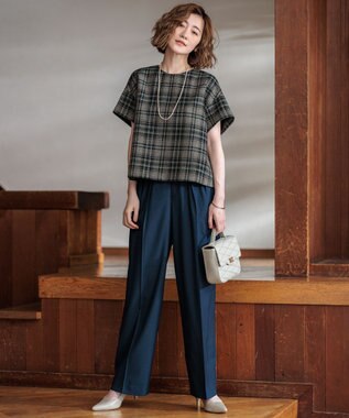 23区 キルティング トップハンドル ショルダーバッグ ベージュ系