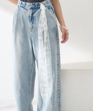 earth music&ecology レースタイ Ivory