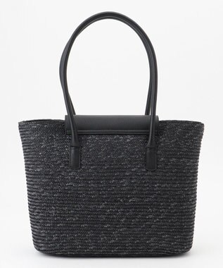 LA BAGAGERIE フラップかごトートバッグ ブラック