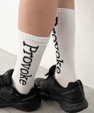 WEGO Provokeロゴソックス（R） ホワイト