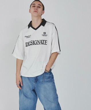 WEGO グラフィックドロストゲームシャツ（S） ホワイト