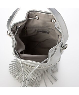 UNBILLION カシュカシュ cachecache / ボールチェーンポイントタッセルドロストショルダー シルバー