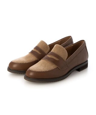 ing <ing>デザインコインローファー オークコンビ