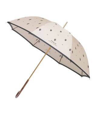MOONBAT POLO RALPH LAUREN（ポロ ラルフローレン） 長傘 FLAG BEAR ポロベア ドット ベージュ