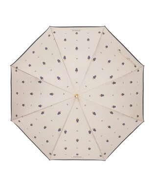 MOONBAT POLO RALPH LAUREN（ポロ ラルフローレン） 長傘 FLAG BEAR ポロベア ドット ベージュ