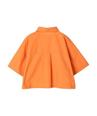 Green Parks ＫＢＦ　ショート丈ミリタリーシャツ Orange