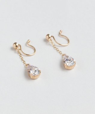 Phoebe 【 K10 】ドロップビジューイヤリング ゴールド