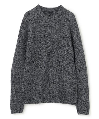 JOSEPH HOMME リッジメリノ　クルーネック グレー系