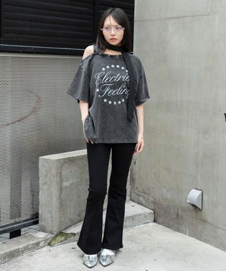 WEGO タンクレイヤードワンショルビッグT 柄5