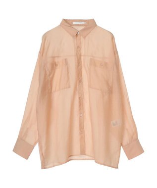 AMERICAN HOLIC シアーＣＯＯＬＷポケットシャツ Light Pink