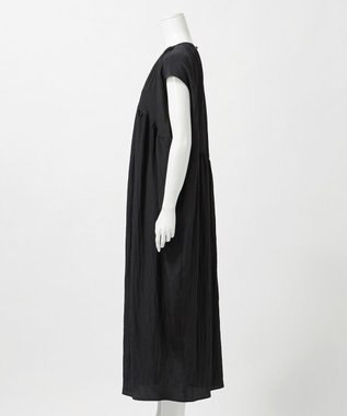 23区 L 【GOLD LABEL】シルクワッシャー ワンピース ブラック系