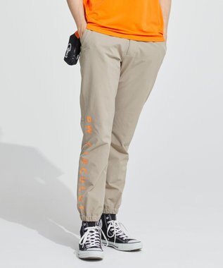 PW CIRCULUS GOLF【UNISEX】【ストレッチ/ドライ】ロゴ ジョガーパンツ ベージュ系