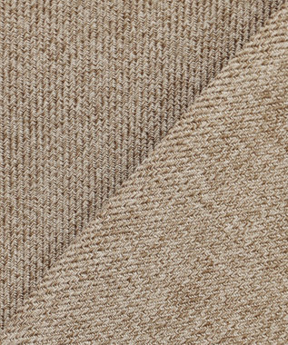 23区 【洗える】ウールライクカルゼ ノーカラー ジャケット ブラウン系