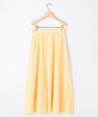 組曲 L 【先行予約】サッカーギンガムチェック フレアスカート イエロー系