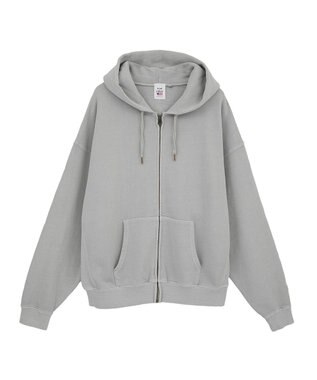 YECCA VECCA 【STAR＆STRIPE】ZIPフーディ Gray