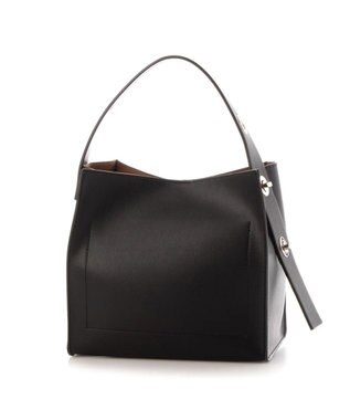 UNBILLION 【テレビ ドラマ着用アイテム】カシュカシュ cachecache / ヒネリハンドルインバッグセットトート ブラック