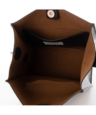 UNBILLION 【テレビ ドラマ着用アイテム】カシュカシュ cachecache / ヒネリハンドルインバッグセットトート ブラック