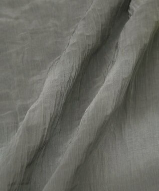 Green Parks ボウタイリボンブラウス Charcoal Gray