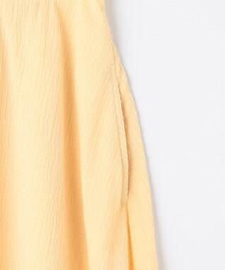 組曲 L 【先行予約】サッカーギンガムチェック フレアスカート イエロー系