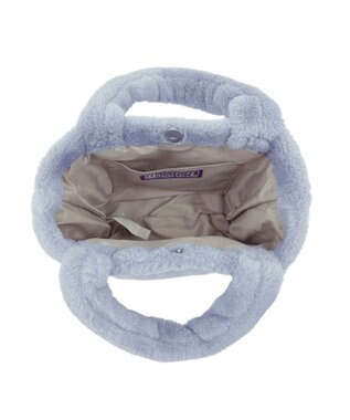 ROOTOTE 3637【ふわふわ】SC.スクエア.ファー.ロゴ-A 03：ブルーグレー