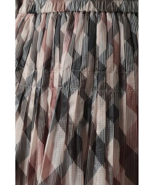 DAKS ハウスチェック シアー リップル スカート ウルトラハウスチェック