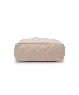 TOPKAPI 【TREASURE TOPKAPI】キルティング アクリルチェーン付 トート バッグ ペールベージュ