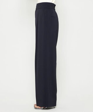 uncrave 【撥水・UVカット・接触冷感・洗濯機洗い可】クールタッチツイル ストレートパンツ ダークネイビー